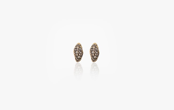 BABY MALAK FLOURISH FULL MINI MARQUISE EARRINGS